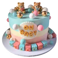 Gender Reveal Cake
