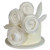 White Roses Cake